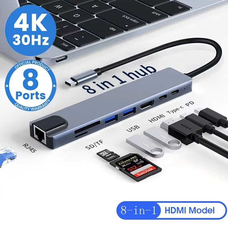 LinkPro 8X - Ultimate USB Hub for Tech Lovers